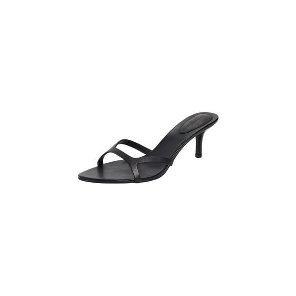 Tony Bianco �Daisy� Black Leather Sandals Size 7.5 - Picture 1 of 7